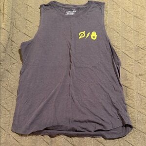 Spiritual Gangster x Peloton x Kendall Toole Gray Muscle Tee